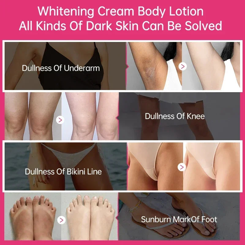 Collagen Milk Bleaching Face Body Cream Whitening Cream Skin Whitening Moisturizing Body Lotion Skin Lightening Cream Body Care - null - Fashion Fossil -  