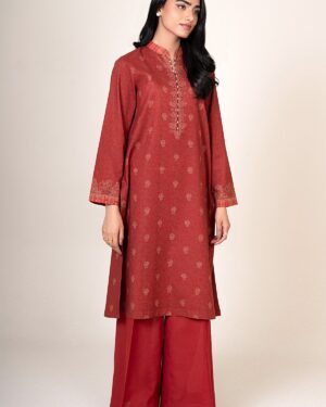 printed khaddar suit 2pc