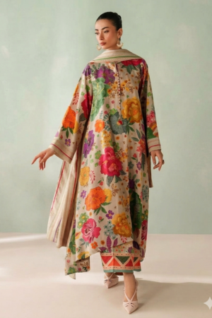 Home pret printed viscose silk suit