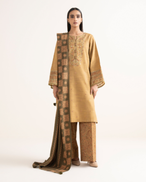 HOME pret embroidered khaddar suit – 3 piece (copy) (copy)