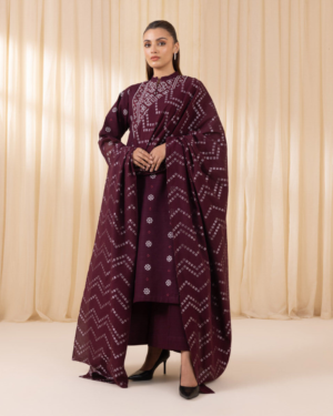 pret embroidered khaddar suit – 3 piece (copy)
