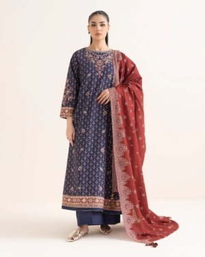 pret embroidered khaddar suit – 3 piece (copy) (copy)