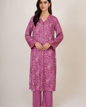 printed percale suit 2pc