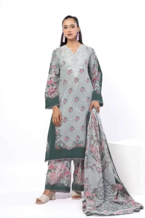 HOME pret embroidered khaddar suit – 3 piece (copy)